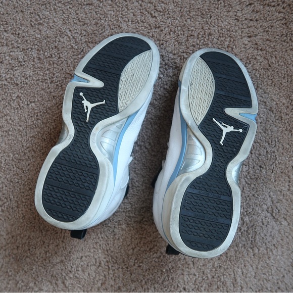 DS Air Jordan Nine Point Five Team WHITE CAROLINA BLUE 314308-014 - Picture 3 of 5